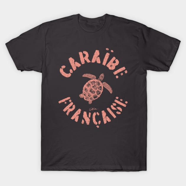 French Caribbean, Sea Turtle T-Shirt by jcombs